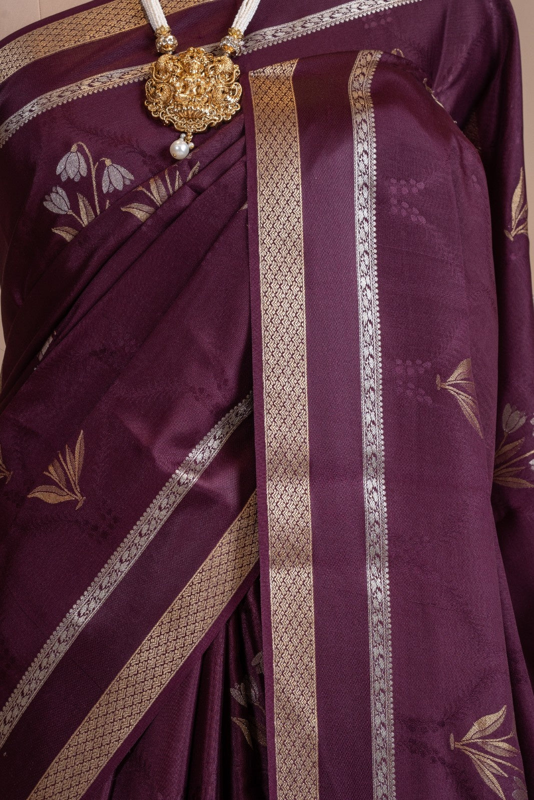 Pure Crepe Silk Sona Rupa Zari Work Saree