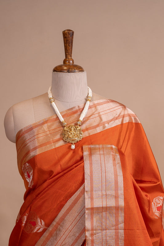 Pure Soft Silk Zari Resham Work Designer Saree