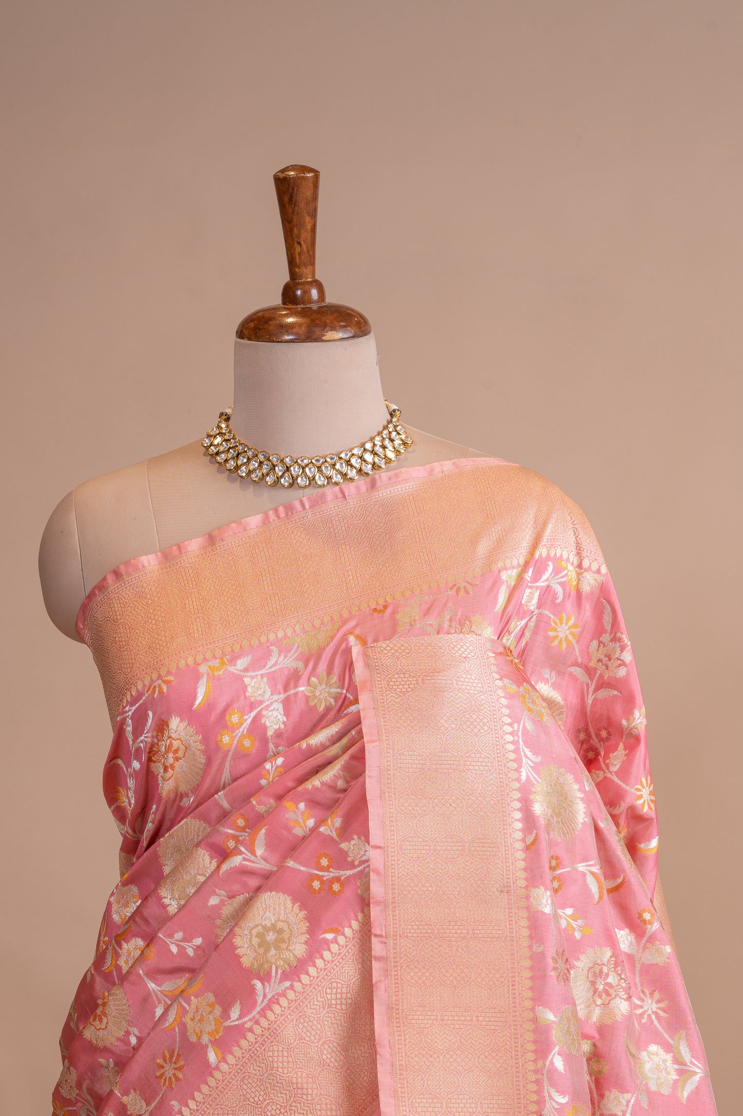 Pure Katan Silk Meena Zari Saree