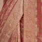 Pure Banarasi Tissue Silk Zardozi Sequence Work Saree