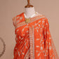 Pure Georgette Crepe Gotapatti Kardana Zardozi Work Saree