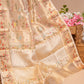 Pure Kota Tissue Zari Resham Meena Work Saree