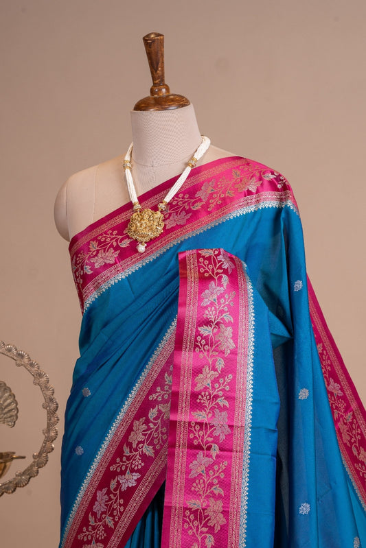 Pure Silk Sona Rupa Zari Designer Saree