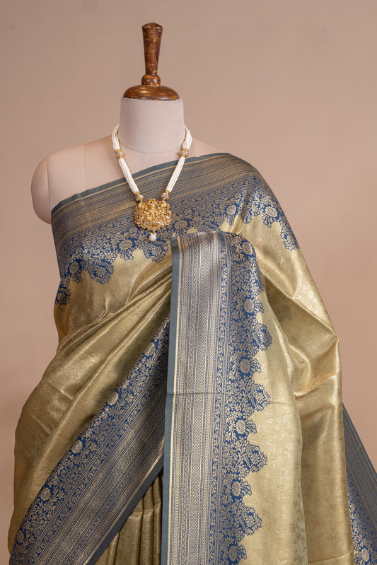 Digital Print Tissue Silk Saree