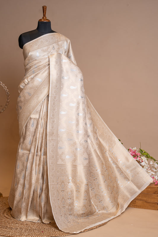 Soft Silk Brocade Zari Saree