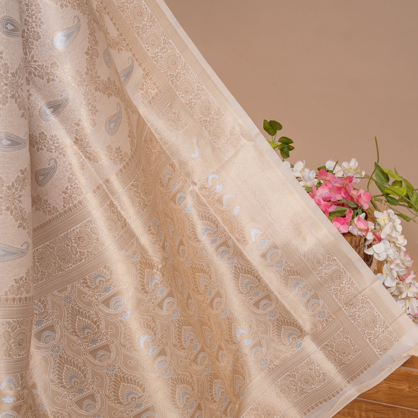 Soft Silk Brocade Zari Saree