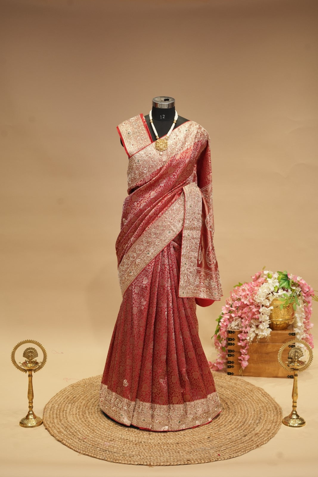 Royal Red Kanjivaram Bridal Saree